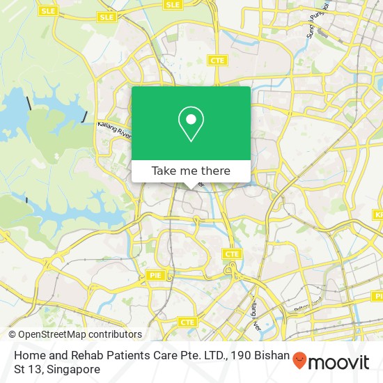 Home and Rehab Patients Care Pte. LTD., 190 Bishan St 13 map