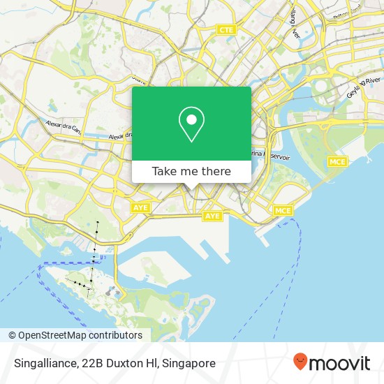 Singalliance, 22B Duxton Hl地图