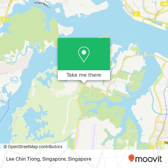 Lee Chin Tiong, Singapore map