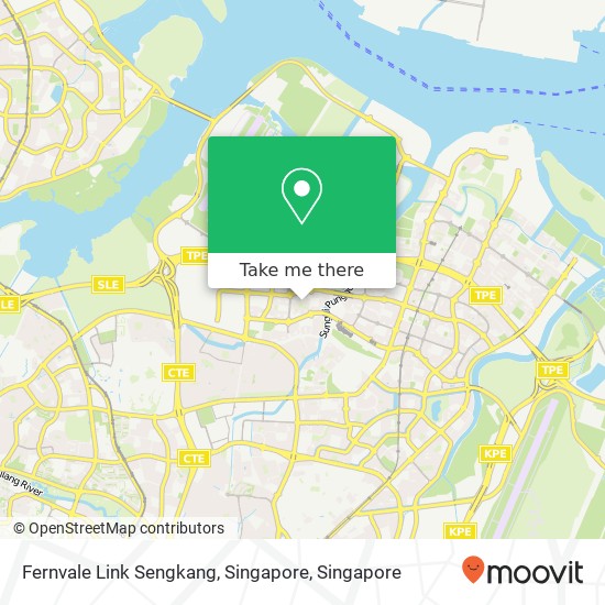 Fernvale Link Sengkang, Singapore map