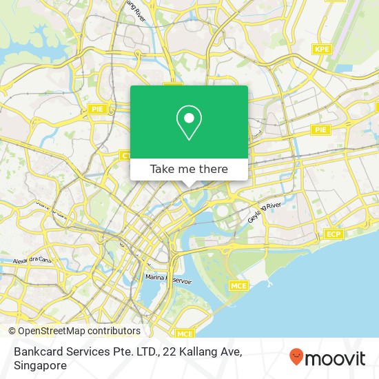 Bankcard Services Pte. LTD., 22 Kallang Ave地图