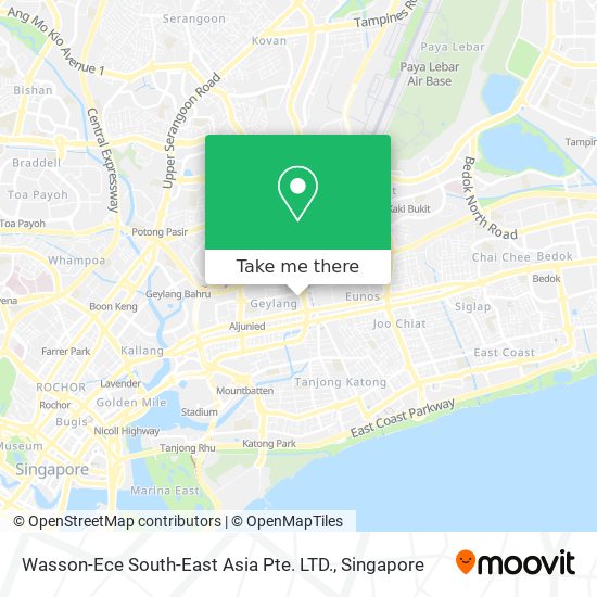 Wasson-Ece South-East Asia Pte. LTD.地图