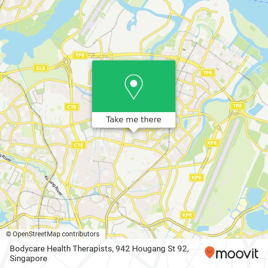 Bodycare Health Therapists, 942 Hougang St 92 map