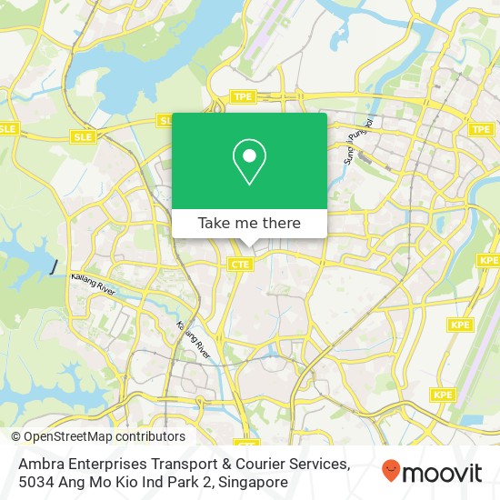 Ambra Enterprises Transport & Courier Services, 5034 Ang Mo Kio Ind Park 2 map