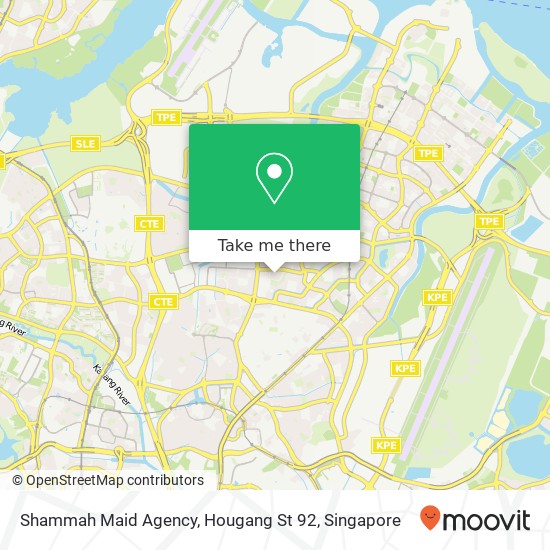 Shammah Maid Agency, Hougang St 92地图