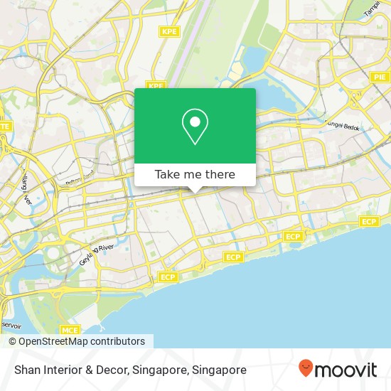 Shan Interior & Decor, Singapore map