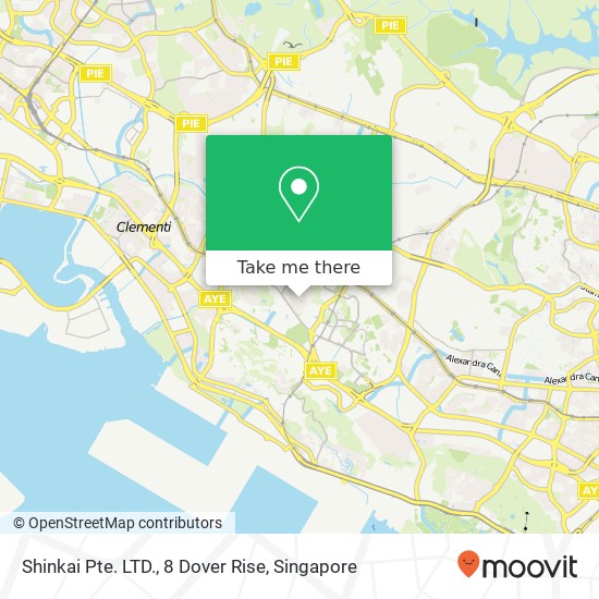 Shinkai Pte. LTD., 8 Dover Rise map