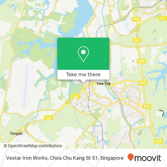 Vestar Iron Works, Choa Chu Kang St 51 map