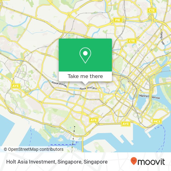 Holt Asia Investment, Singapore map