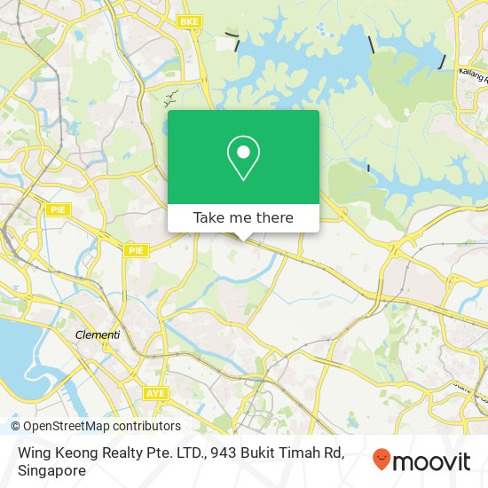 Wing Keong Realty Pte. LTD., 943 Bukit Timah Rd map