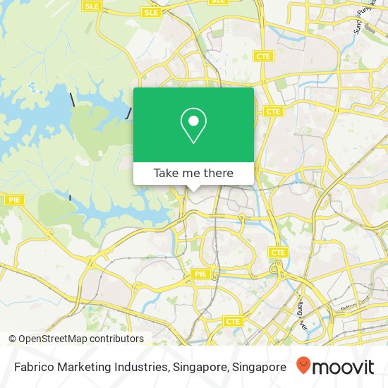 Fabrico Marketing Industries, Singapore map