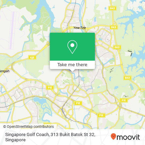 Singapore Golf Coach, 313 Bukit Batok St 32地图