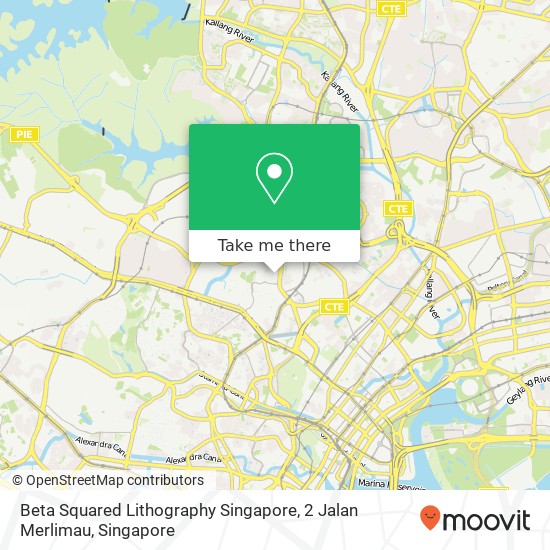 Beta Squared Lithography Singapore, 2 Jalan Merlimau地图