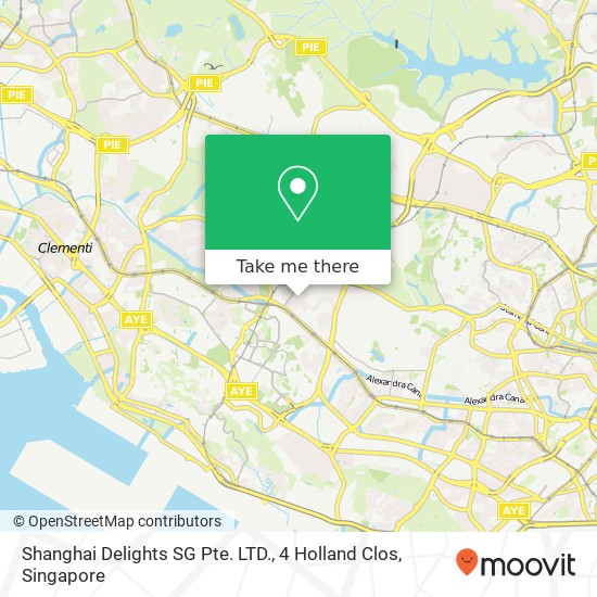 Shanghai Delights SG Pte. LTD., 4 Holland Clos map