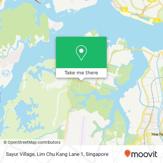 Sayur Village, Lim Chu Kang Lane 1 map