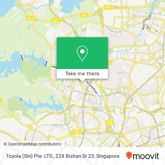 Toyola (Sin) Pte. LTD., 228 Bishan St 23地图