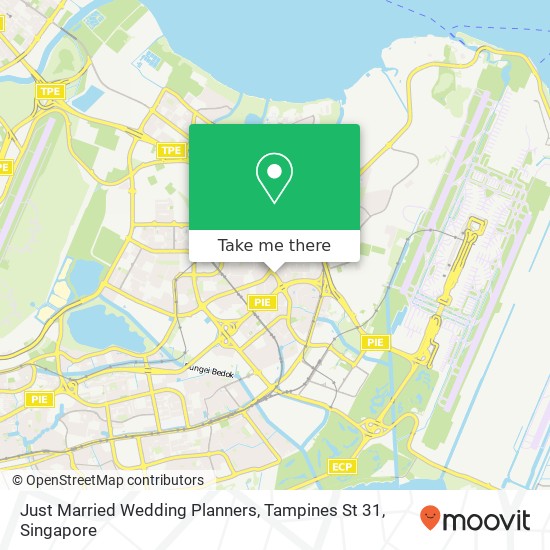 Just Married Wedding Planners, Tampines St 31 map