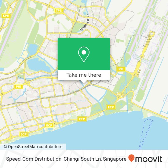 Speed-Com Distribution, Changi South Ln map