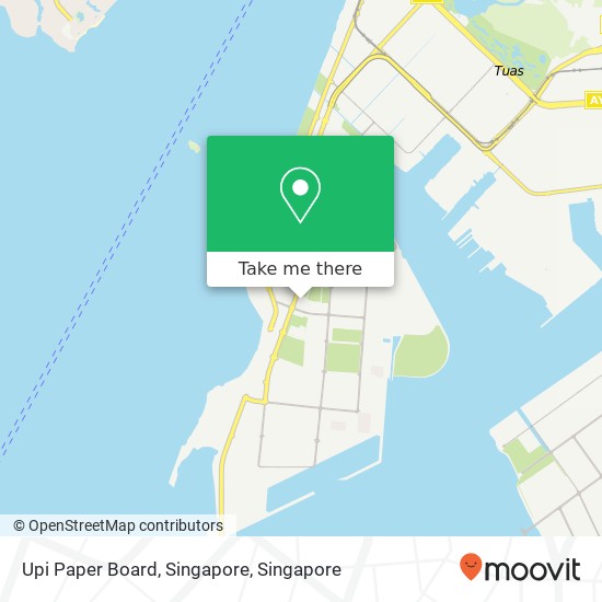 Upi Paper Board, Singapore map