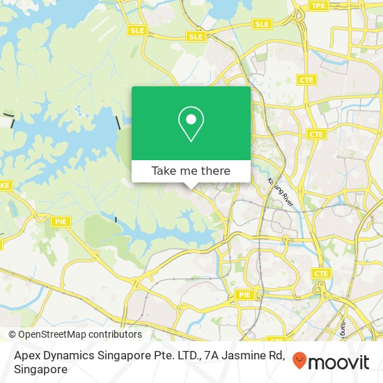 Apex Dynamics Singapore Pte. LTD., 7A Jasmine Rd map