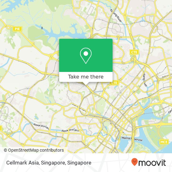 Cellmark Asia, Singapore map