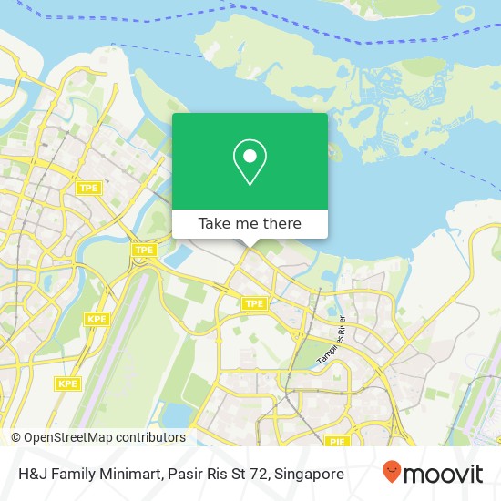 H&J Family Minimart, Pasir Ris St 72 map