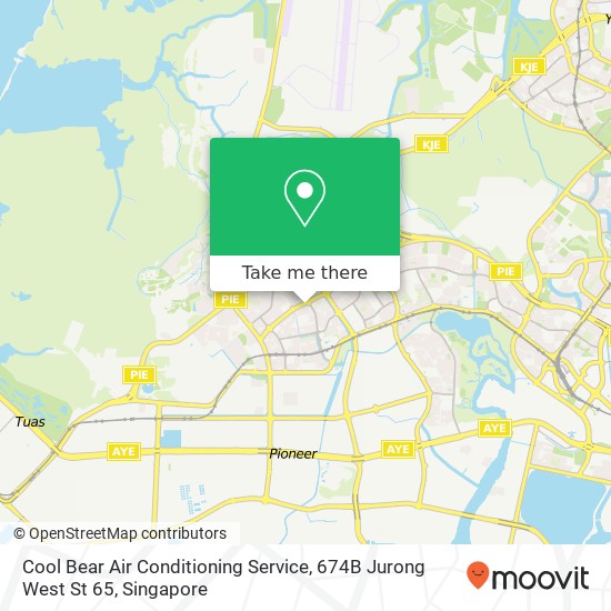 Cool Bear Air Conditioning Service, 674B Jurong West St 65 map