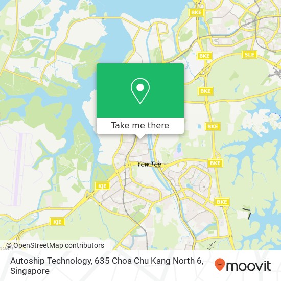 Autoship Technology, 635 Choa Chu Kang North 6地图