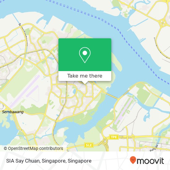 SIA Say Chuan, Singapore map