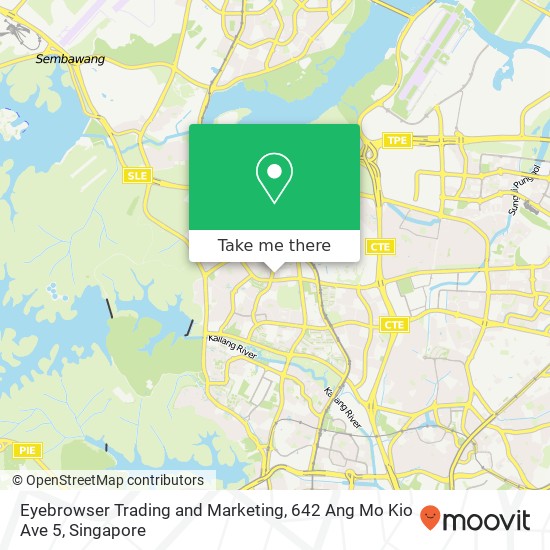 Eyebrowser Trading and Marketing, 642 Ang Mo Kio Ave 5地图