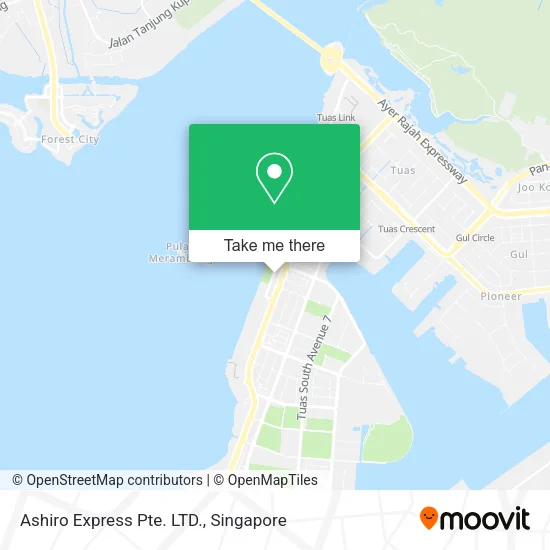 Ashiro Express Pte. LTD. map