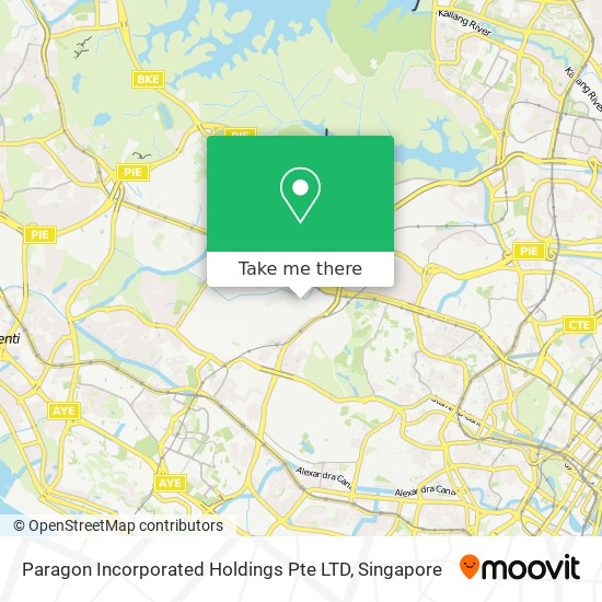 Paragon Incorporated Holdings Pte LTD map