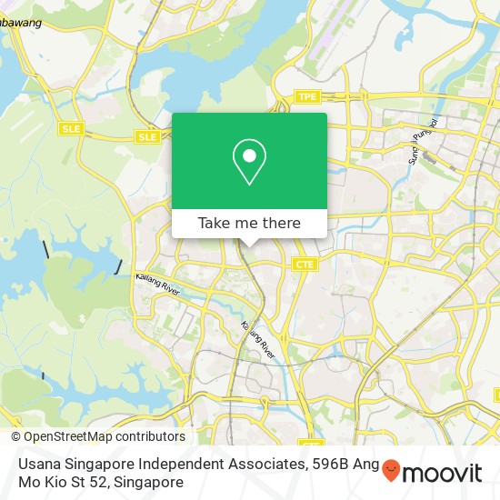 Usana Singapore Independent Associates, 596B Ang Mo Kio St 52地图