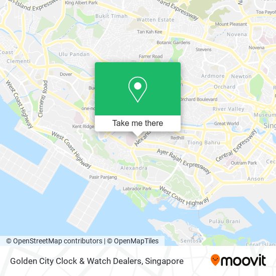 Golden City Clock & Watch Dealers map