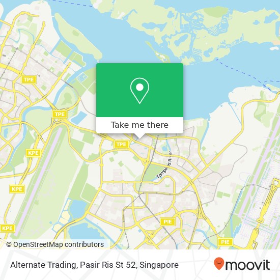 Alternate Trading, Pasir Ris St 52 map
