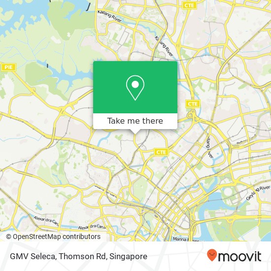 GMV Seleca, Thomson Rd map