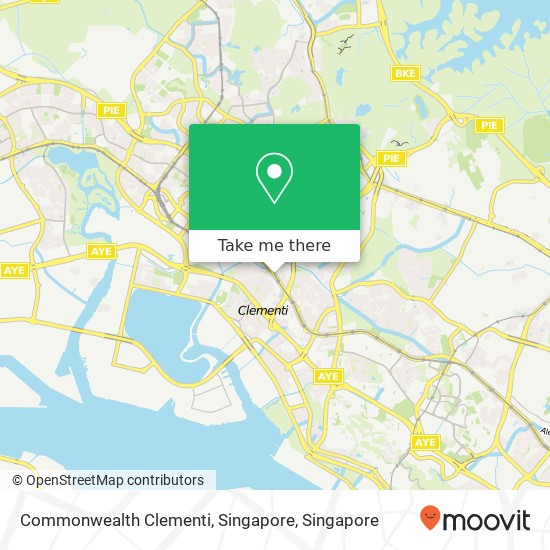 Commonwealth Clementi, Singapore地图