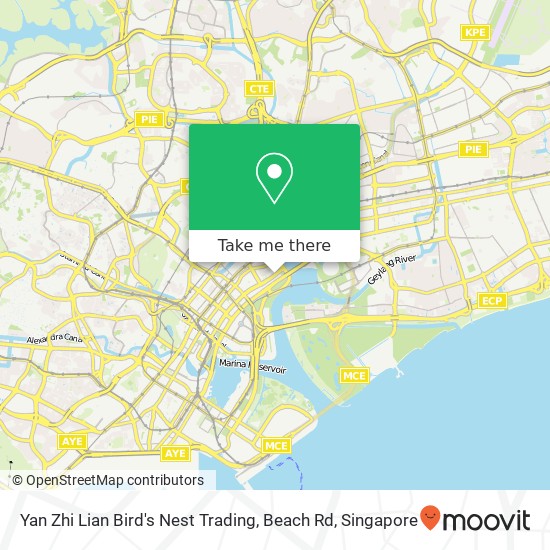 Yan Zhi Lian Bird's Nest Trading, Beach Rd地图