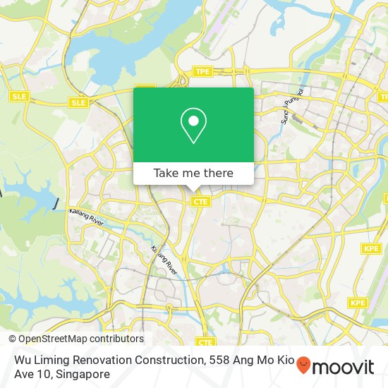 Wu Liming Renovation Construction, 558 Ang Mo Kio Ave 10地图