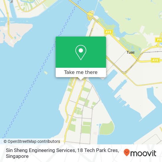 Sin Sheng Engineering Services, 18 Tech Park Cres map