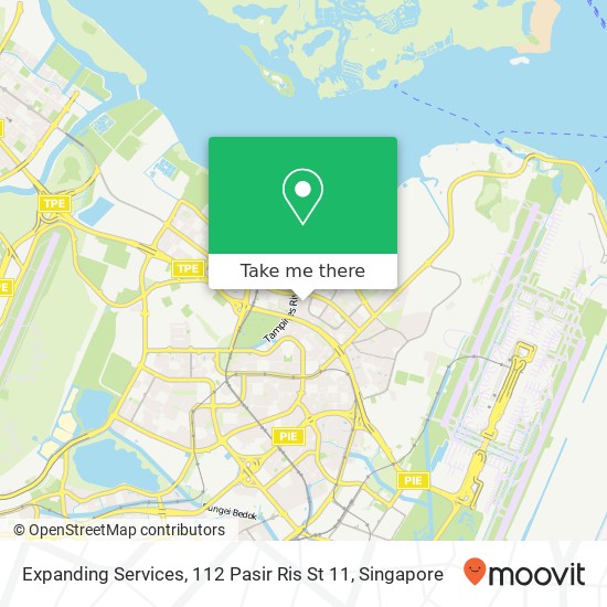 Expanding Services, 112 Pasir Ris St 11地图