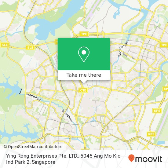 Ying Rong Enterprises Pte. LTD., 5045 Ang Mo Kio Ind Park 2地图