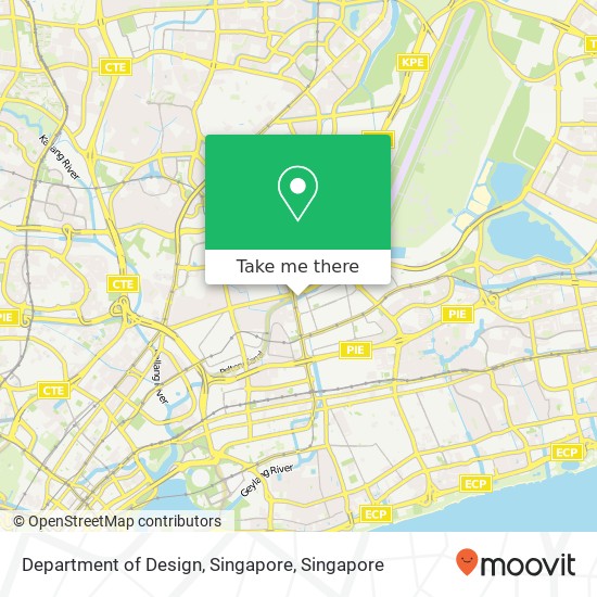 Department of Design, Singapore map