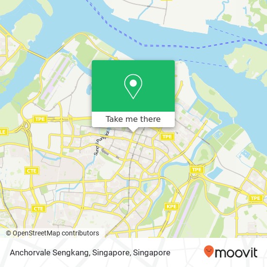 Anchorvale Sengkang, Singapore map