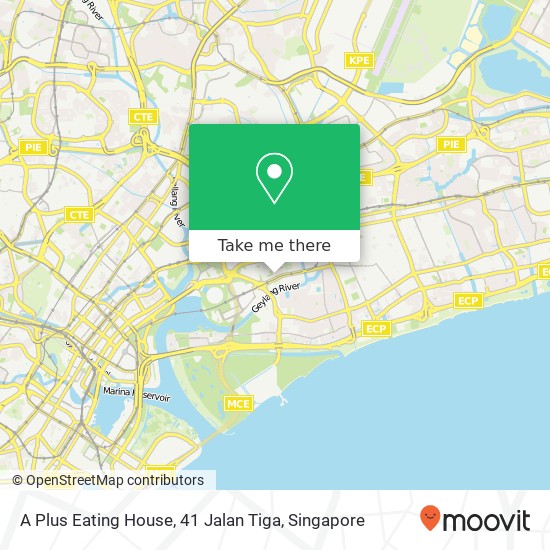 A Plus Eating House, 41 Jalan Tiga map