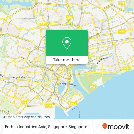 Forbes Industries Asia, Singapore map