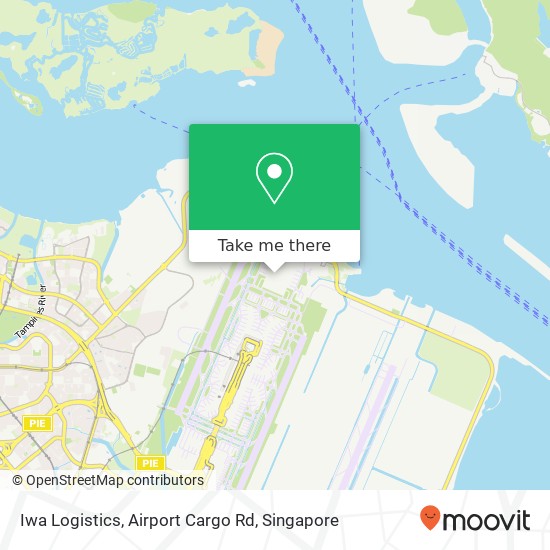 Iwa Logistics, Airport Cargo Rd map