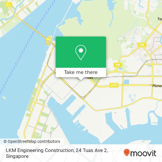 LKM Engineering Construction, 24 Tuas Ave 2地图