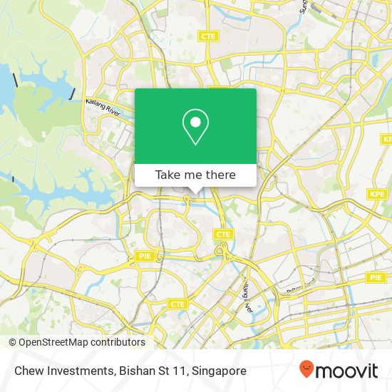 Chew Investments, Bishan St 11 map