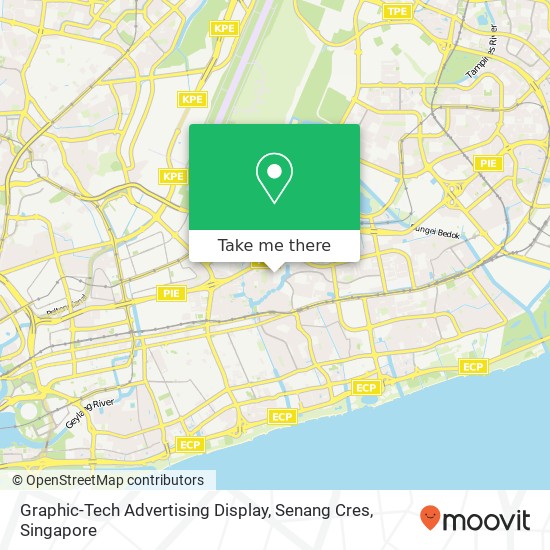 Graphic-Tech Advertising Display, Senang Cres map